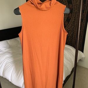 Fall/Autumn burnt orange dress